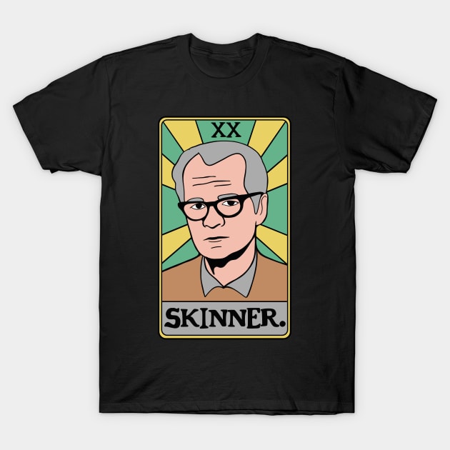 BF Skinner Tarot Card - Behavioral Psychology - Applied Behavior Analysis Reinforcement T-Shirt by isstgeschichte